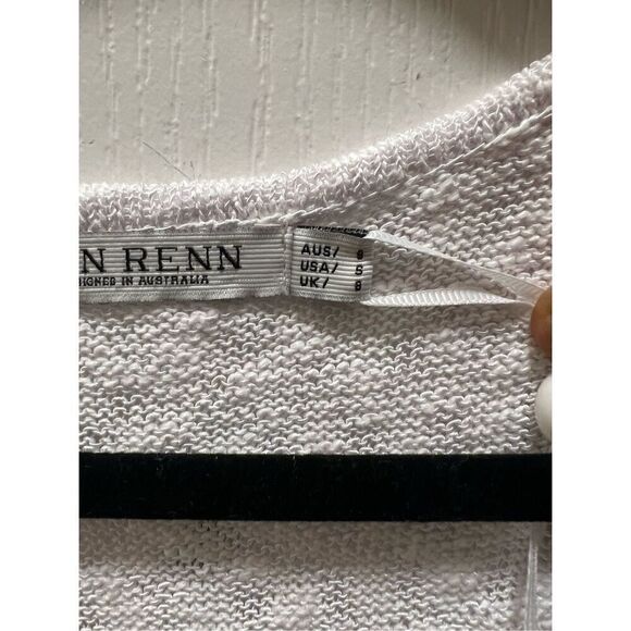 MON RENN BLOOM KNIT MIDI DRESS - WHITE / PINK Vacation Dress size S NWT$229 - Picture 9 of 9